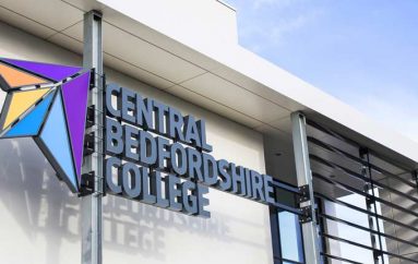 Central Beds College signage