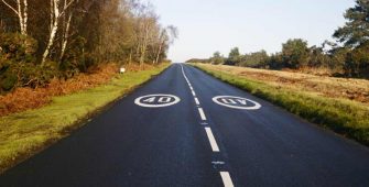 Road through Ashdown Forest