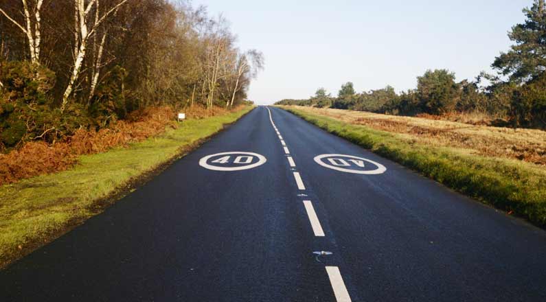 Road through Ashdown Forest